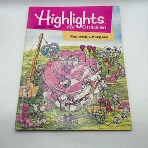 Vintage Highlights for Children Magazine‎ February 1988 Issue Fun with a Purpose
